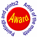 Paintings and Prints 2 Artist of the month award - October 2003