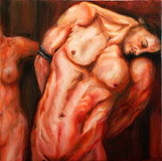 Open the oil after Caravaggio painting image