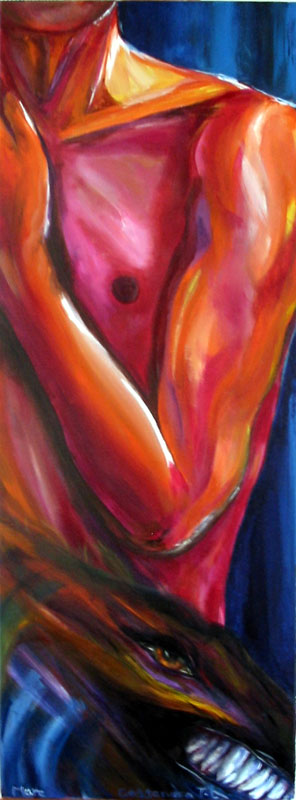 Sleeping Dragon Awakes painting